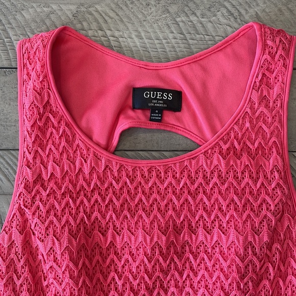Coral Summer Guess Dress - Picture 3 of 4